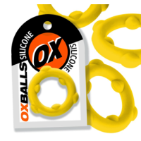 OXBALLS SPINNER single silicone ring YELLOW OXBALLS SPINNER single silicone ring YELLOW